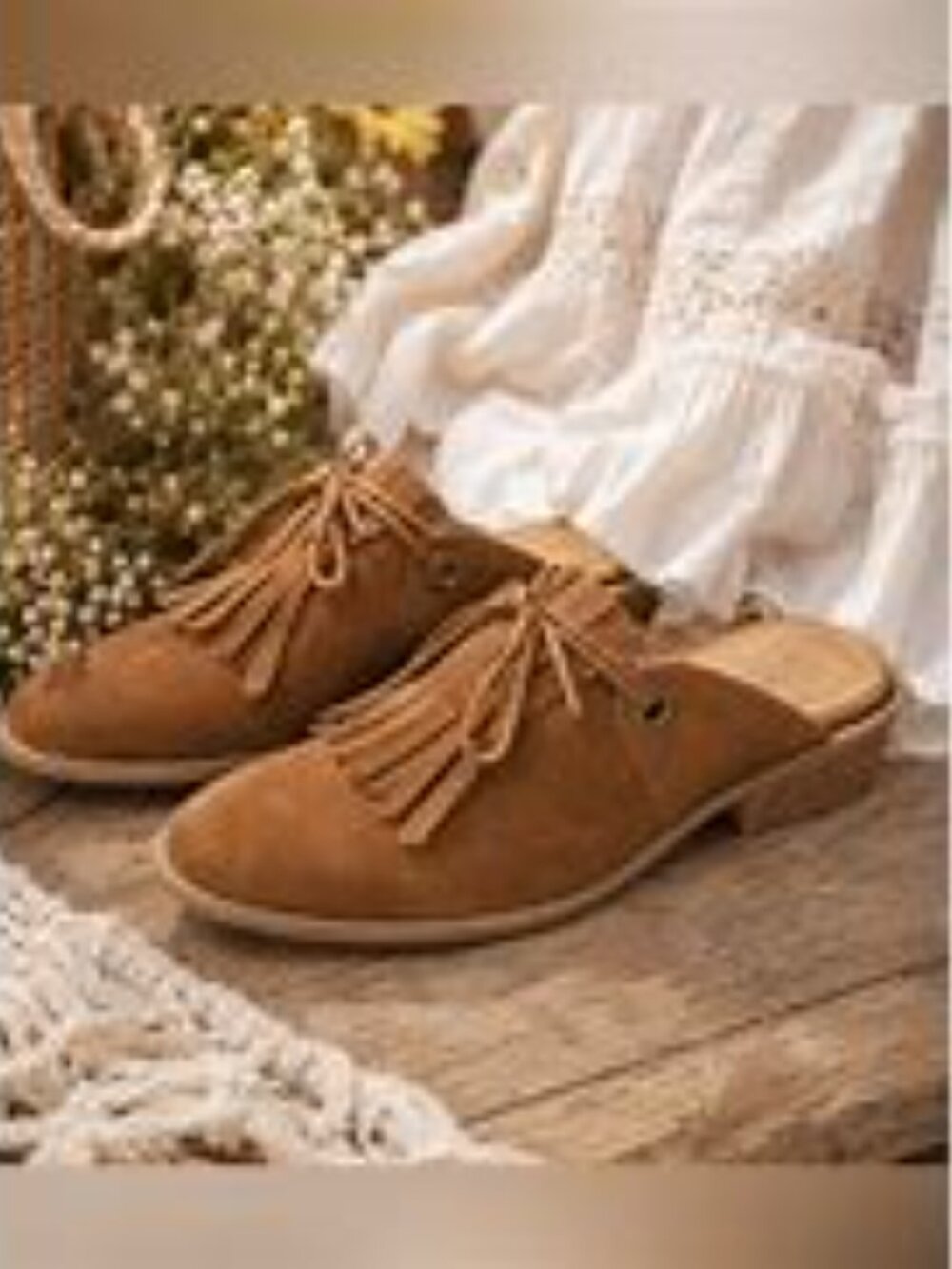 Franco Sarto Ranita Fringe Moccasin - Picture 2 of 4